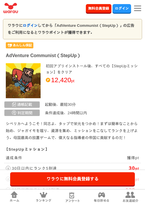 AdVenture Communist（StepUp）の過去最高画像（ワラウ・2026年5月13日）