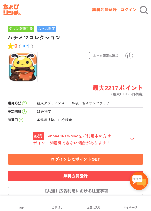 ハチミツコレクションの過去最高画像（ちょびリッチ・2026年5月14日）