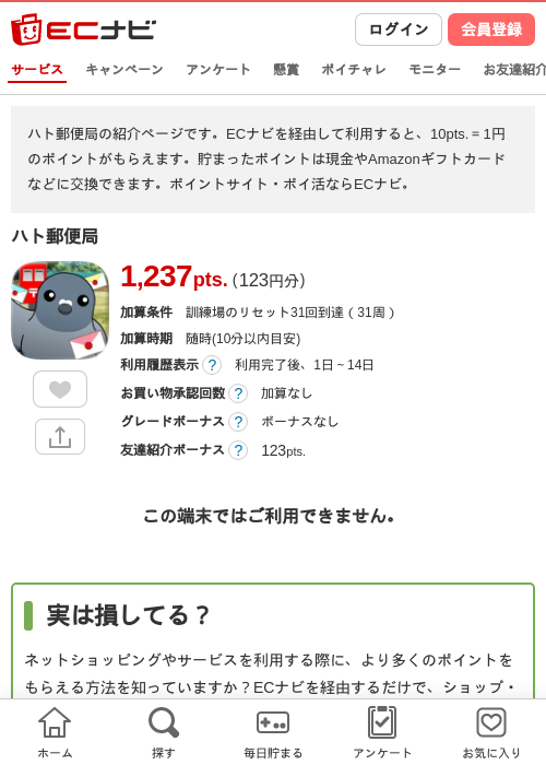 ハト郵便局の過去最高画像（ECナビ・2026年5月15日）