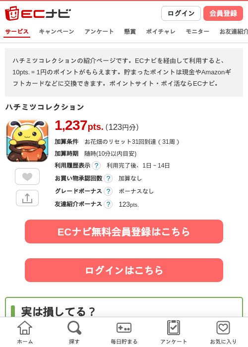 ハチミツコレクションの過去最高画像（ECナビ・2026年5月14日）