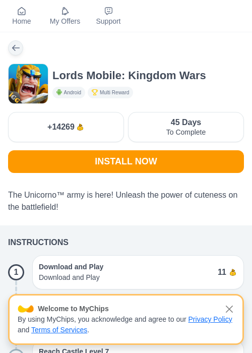 Lords Mobile: Kingdom Warsの過去最高画像（ちょびリッチ（myChips）・2026年5月19日）