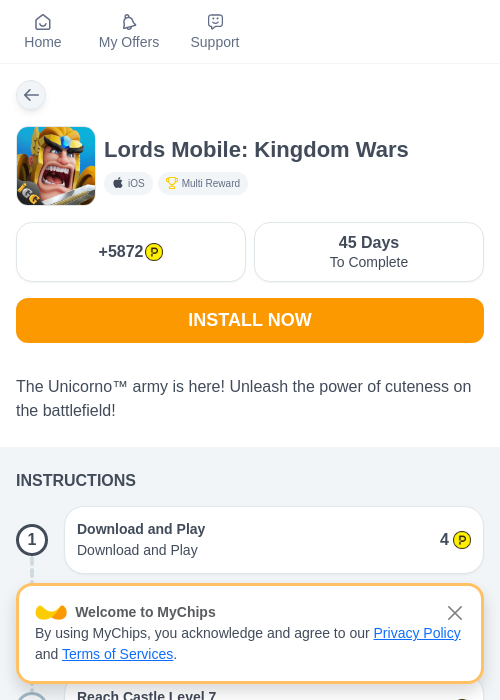 Lords Mobile: Kingdom Warsの過去最高画像（ハピタス（myChips）・2026年5月15日）