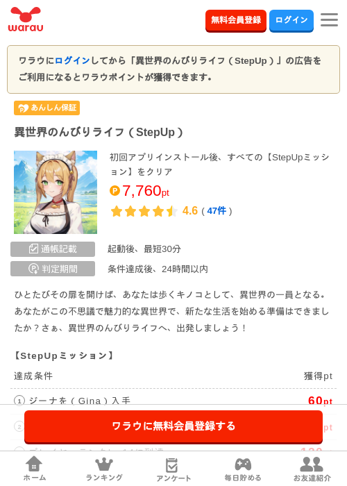 異世界のんびりライフ（StepUp）の過去最高画像（ワラウ・2026年5月16日）