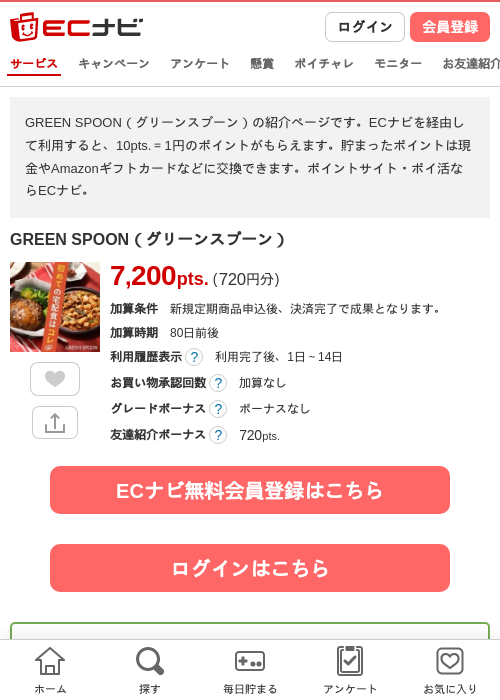 GREEN SPOON（グリーンスプーン）の過去最高画像（ECナビ・2026年5月16日）