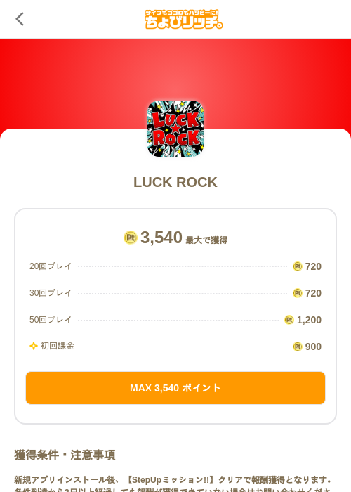 LUCK ROCKの過去最高画像（ちょびリッチ（SKYFLAG）・2026年5月19日）