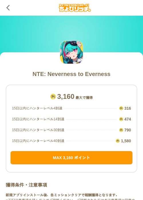 NTE: Neverness to Evernessの過去最高画像（ちょびリッチ（SKYFLAG）・2026年5月18日）