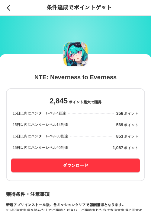 NTE: Neverness to Evernessの過去最高画像（メルカリ（ポイントゲット）・2026年5月18日）