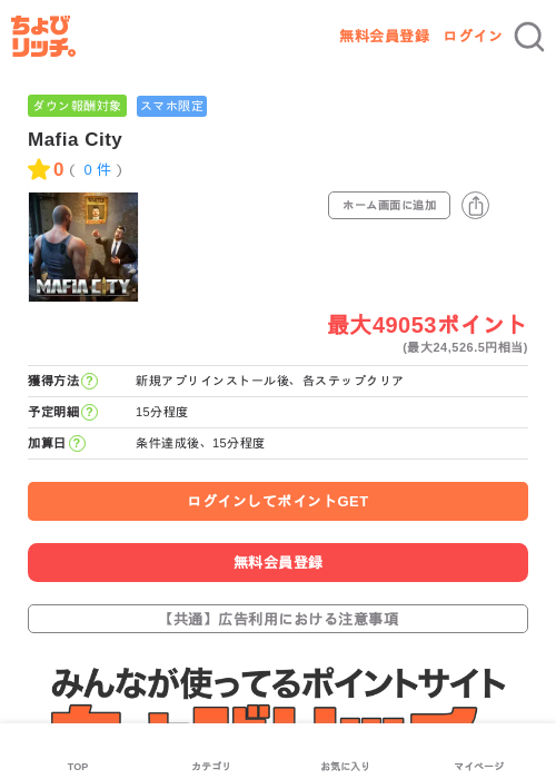 Mafia Cityの過去最高画像（ちょびリッチ・2026年5月19日）