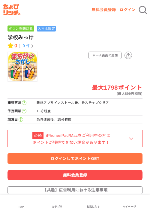 学校みっけの過去最高画像（ちょびリッチ・2026年5月20日）