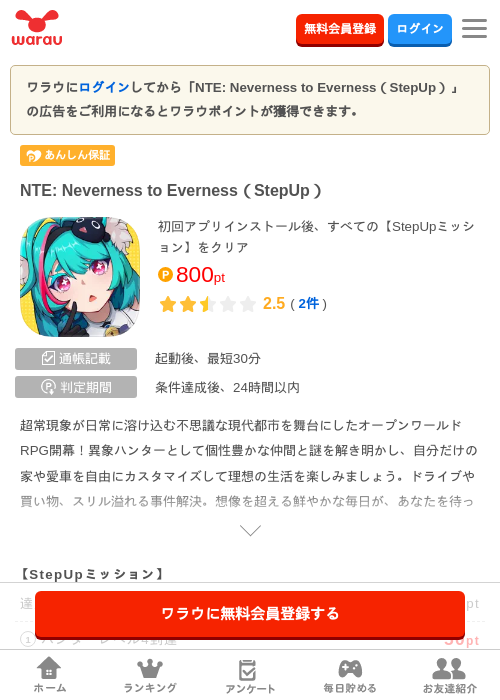 NTE: Neverness to Everness（StepUp）の過去最高画像（ワラウ・2026年5月21日）