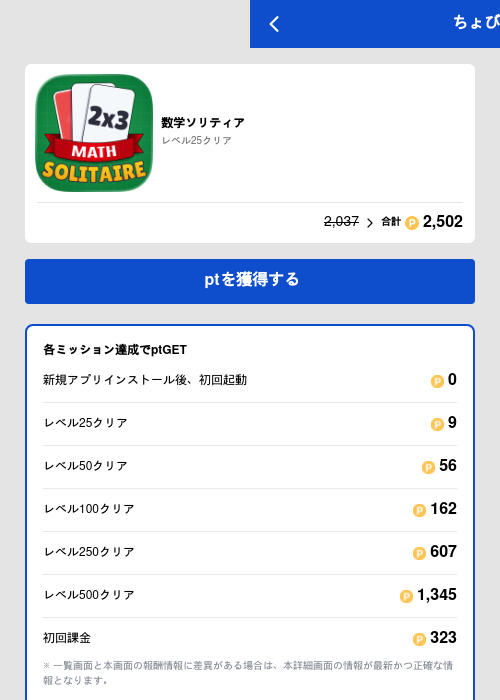 数学ソリティアの過去最高画像（ちょびリッチ（GF Rewards）・2026年5月22日）