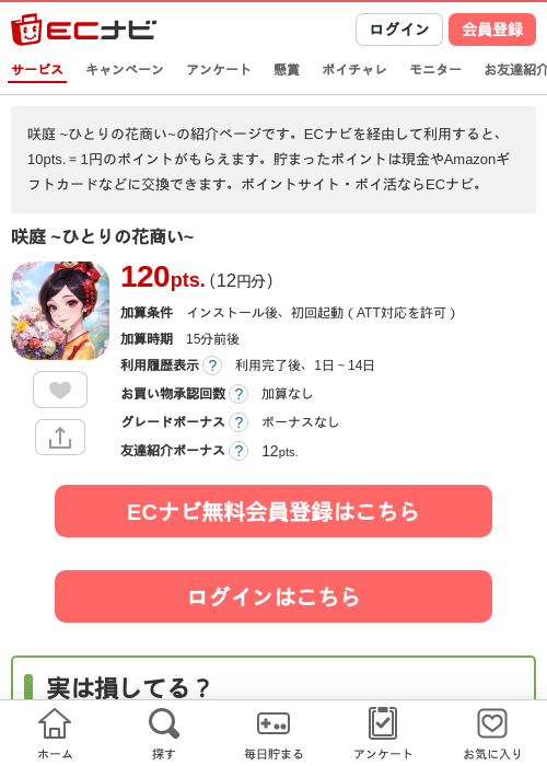 咲庭 ~ひとりの花商い~の過去最高画像（ECナビ・2026年5月26日）