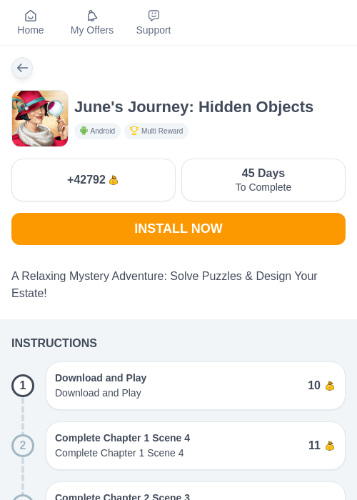 June's Journey: Hidden Objectsの過去最高画像（ちょびリッチ（myChips）・2026年5月27日）