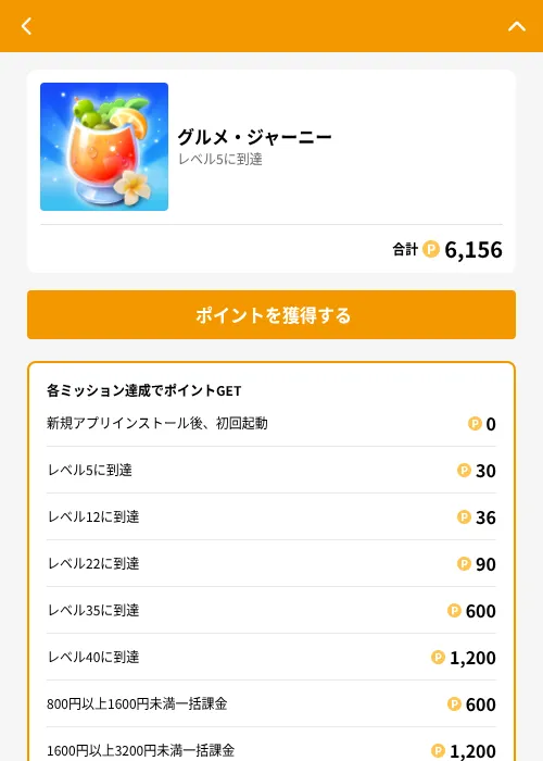 グルメ・ジャーニーの掲載記録画像（GMOポイ活（GF Rewards）・2026年6月21日）