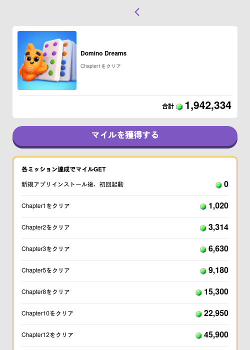 Domino Dreamsの過去最高画像（トリマ （ミッションB）・2026年6月1日）