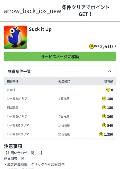 Suck it Upの過去最高画像（ハピタス（Zucks）・2026年6月7日）