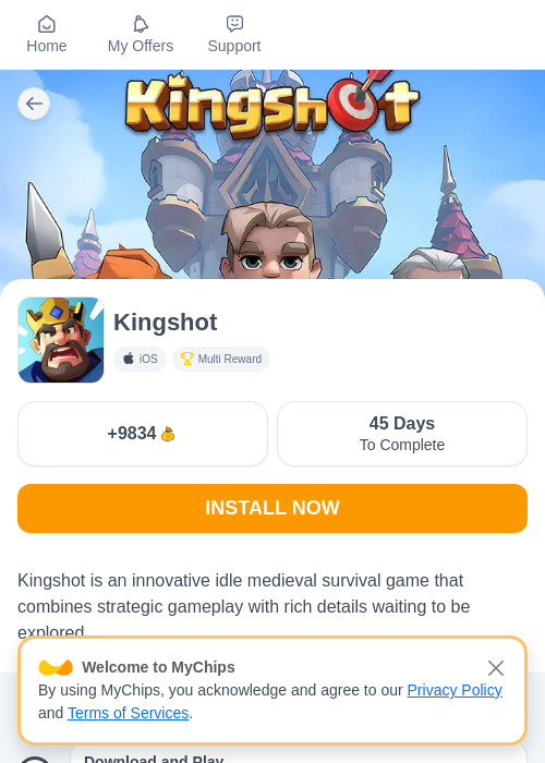 Kingshotの過去最高画像（ちょびリッチ（myChips）・2026年6月5日）