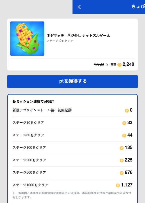 ネジマッチ - ネジ外し ナットズルゲームの過去最高画像（ちょびリッチ（GF Rewards）・2026年6月8日）