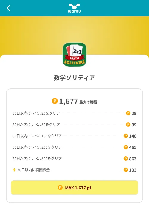 数学ソリティアの掲載記録画像(ワラウ(SKYFLAG)・2026年8月9日)