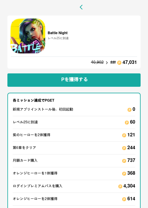 Battle Nightの過去最高画像（モッピー（GF Rewards）・2026年6月11日）