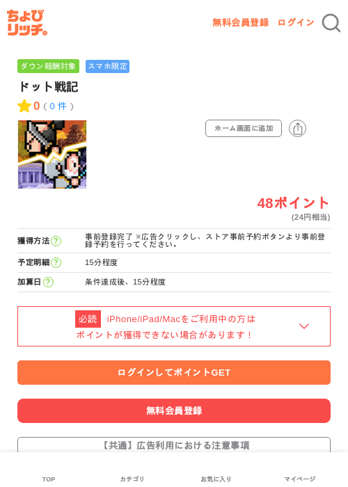 ドット戦記の過去最高画像（ちょびリッチ・2026年6月17日）