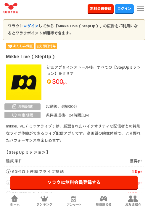 Mikke Live（StepUp）の過去最高画像（ワラウ・2026年6月17日）