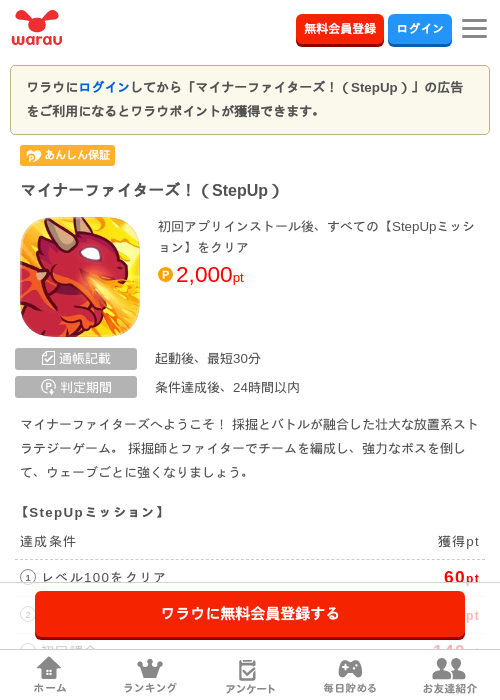マイナーファイターズ！（StepUp）の過去最高画像（ワラウ・2026年6月19日）