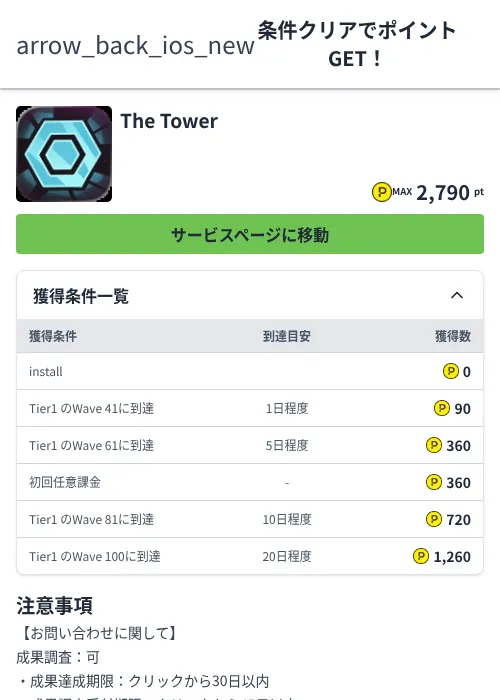 The Towerの掲載記録画像（ハピタス（Zucks）・2026年6月18日）