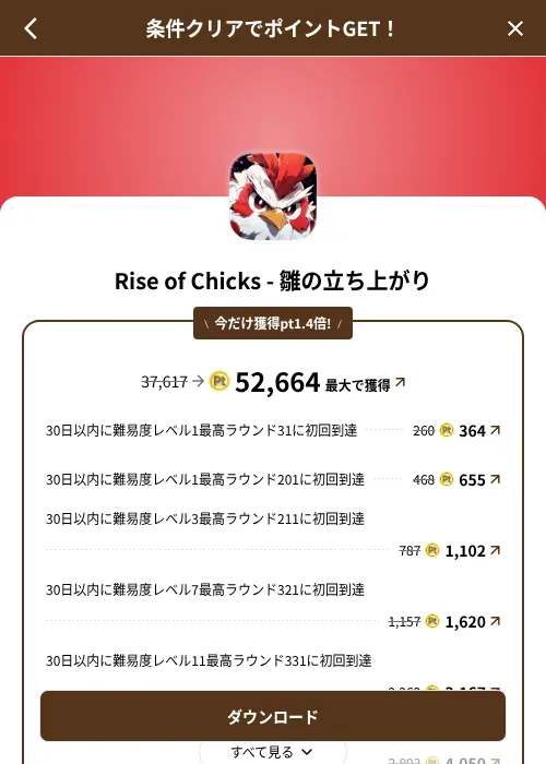 Rise of Chicks - 雛の立ち上がりの掲載記録画像(げん玉(SKYFLAG)・2026年8月9日)