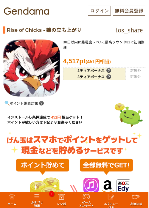 Rise of Chicks - 雛の立ち上がりの掲載記録画像（げん玉・2026年6月26日）