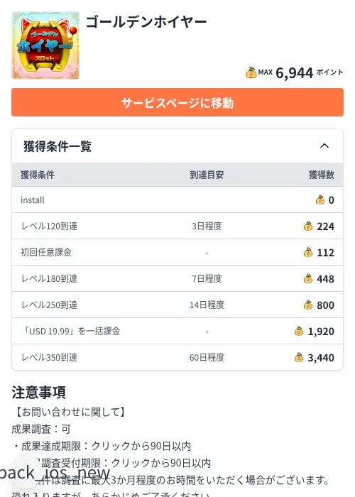 ゴールデンホイヤーの掲載記録画像（ちょびリッチ（Zucks）・2026年7月2日）