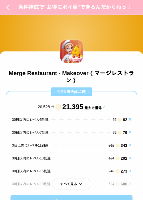 Merge Restaurant - Makeover（マージレストラン）の掲載記録画像（Powl（SKYFLAG）・2026年10月22日）