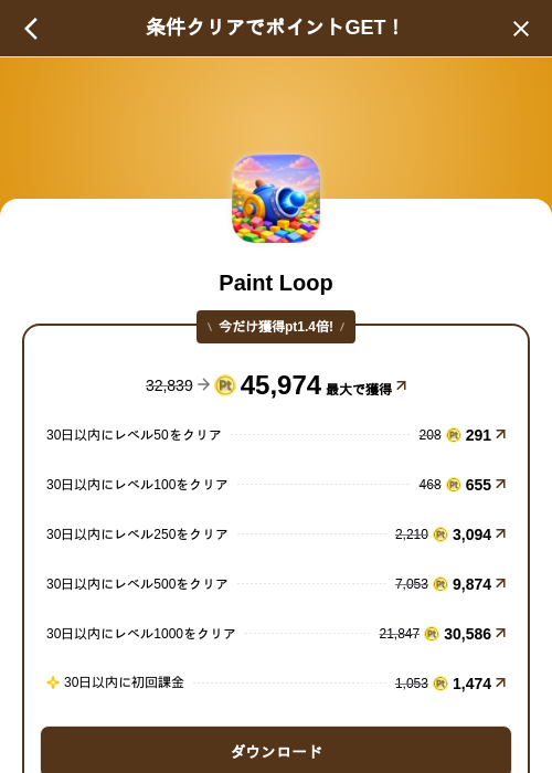 Paint Loopの掲載記録画像（げん玉（SKYFLAG）・2026年8月14日）