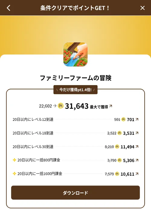 ファミリーファームの冒険の掲載記録画像（げん玉（SKYFLAG）・2026年8月9日）