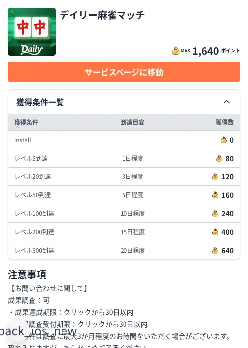 デイリー麻雀マッチの掲載記録画像(ちょびリッチ(Zucks)・2026年7月13日)