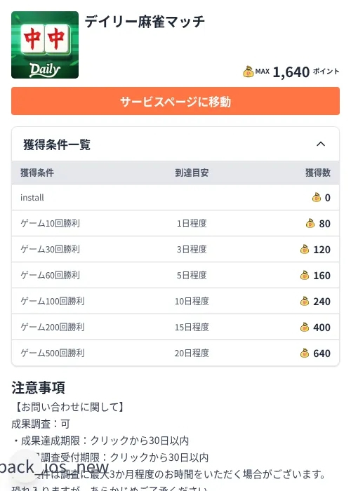 デイリー麻雀マッチの掲載記録画像(ちょびリッチ(Zucks)・2026年7月13日)