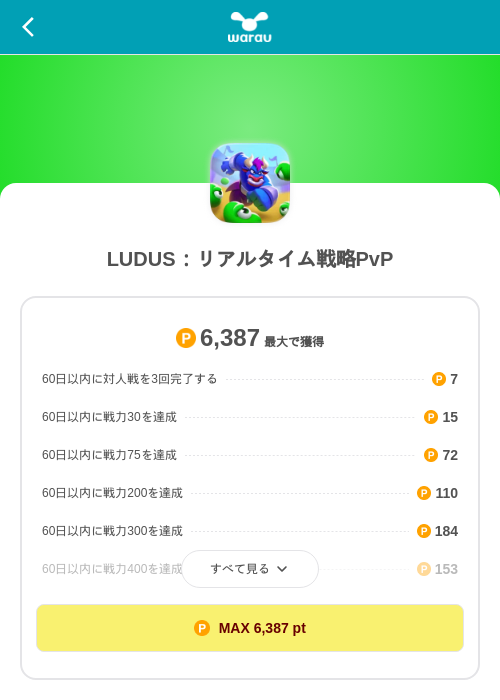 LUDUS：リアルタイム戦略PvPの掲載記録画像（ワラウ（SKYFLAG）・2026年10月19日）