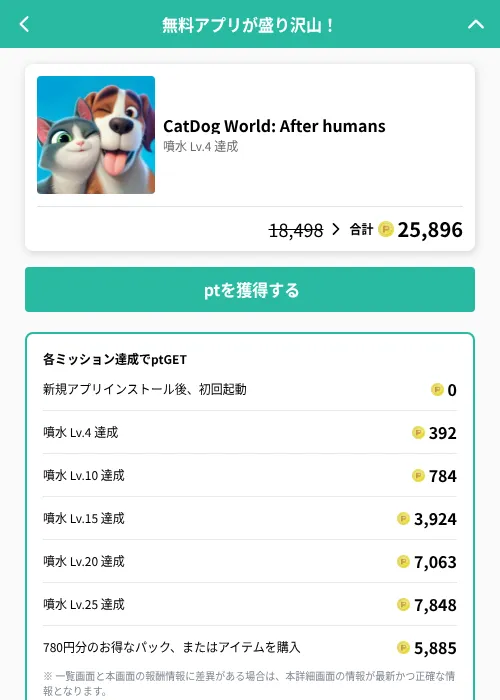 CatDog World: After humansの掲載記録画像(げん玉(GF Rewards)・2026年7月21日)