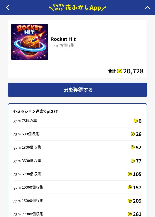 Rocket Hitの掲載記録画像（ハピタス（GF Rewards）・2026年10月1日）