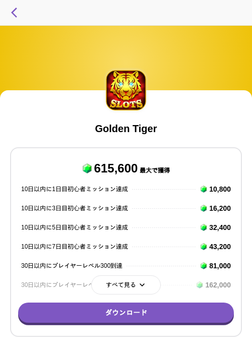 Golden Tigerの掲載記録画像（トリマ （ミッションA）・2026年8月5日）