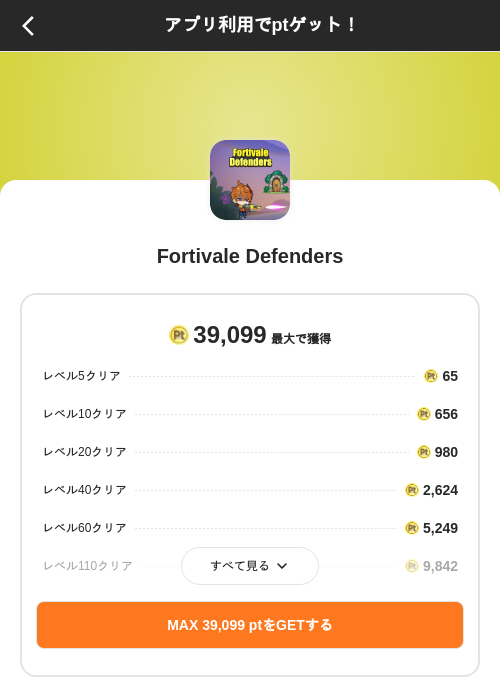 Fortivale Defendersの掲載記録画像（ポイントインカム（SKYFLAG）・2026年8月20日）