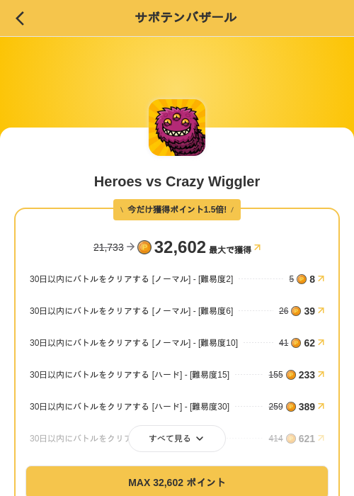 Heroes vs Crazy Wigglerの掲載記録画像（MIKOSHI（SKYFLAG）・2026年8月23日）