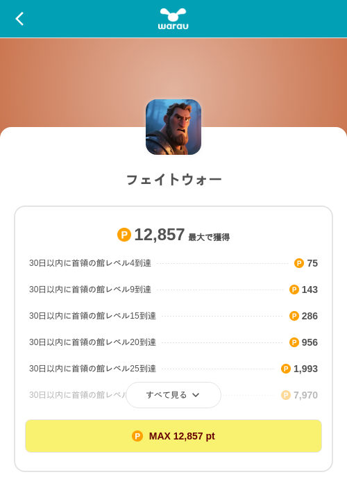 フェイトウォーの掲載記録画像(ワラウ(SKYFLAG)・2026年8月22日)