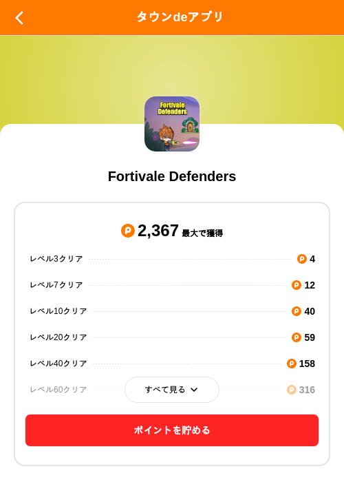 Fortivale Defendersの掲載記録画像(ポイントタウン(SKYFLAG)・2026年9月2日)