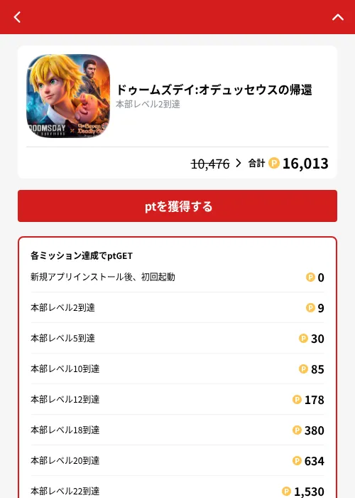 ドゥームズデイ:オデュッセウスの帰還の掲載記録画像（MIKOSHI（GF Rewards）・2026年10月4日）