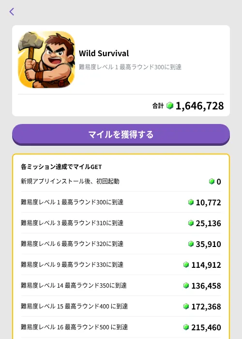 Wild Survivalの掲載記録画像(トリマ (ミッションB)・2026年9月11日)