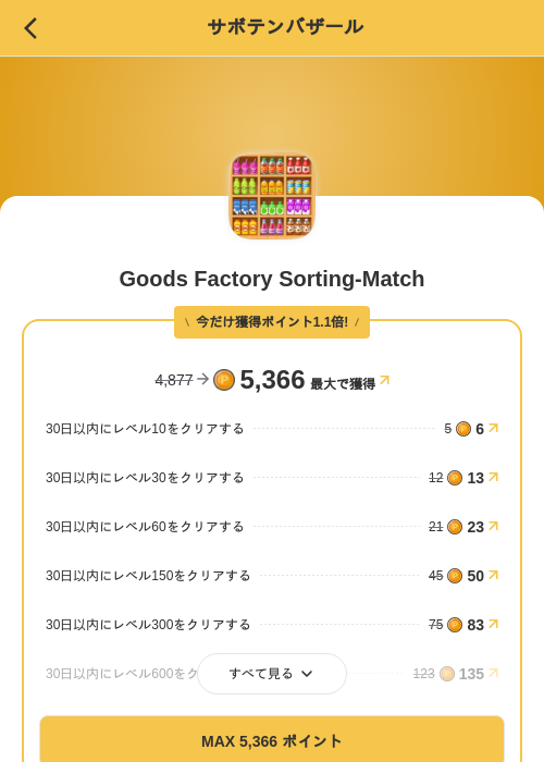Goods Factory Sorting-Matchの掲載記録画像（MIKOSHI（SKYFLAG）・2026年9月19日）
