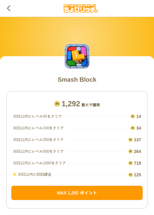 Smash Blockの掲載記録画像（ちょびリッチ（SKYFLAG）・2026年10月2日）