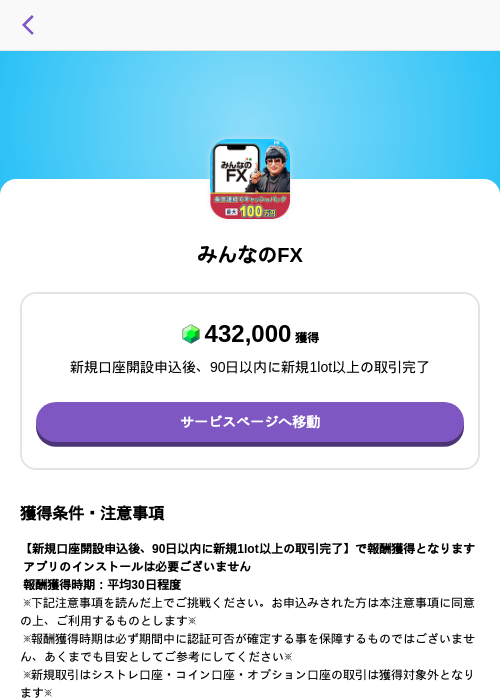 みんなのFXの掲載記録画像（トリマ （ミッションA）・2026年10月6日）