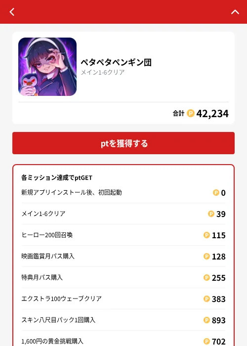 ペタペタペンギン団の掲載記録画像（MIKOSHI（GF Rewards）・2026年10月7日）